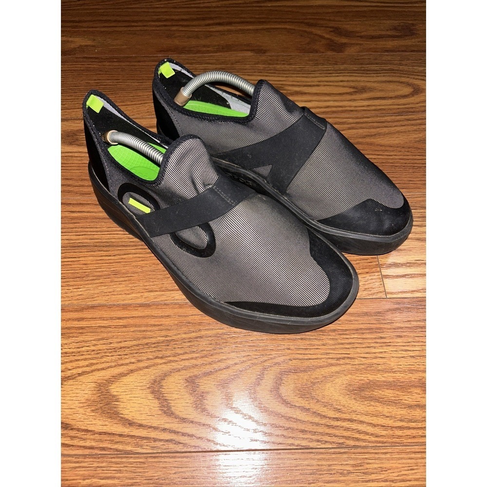 Oofos Oomg Fibre Low Black Gray Recovery Mesh Slip On Shoes Men's Size 11 NWOT